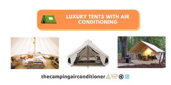 with conditioning for a comfy camping season!